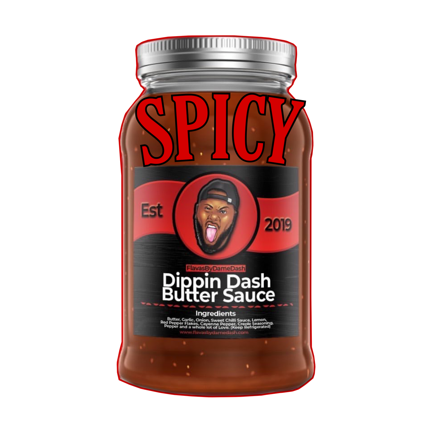 SPICY DIPPIN DASH BUTTER SAUCE 16oz